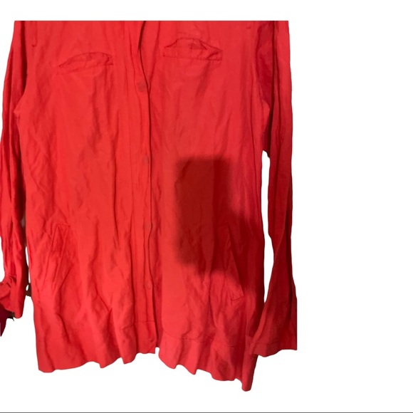 Eileen fisher stand collar hidden hood jacket zipper and snap front size medium - Picture 4 of 13